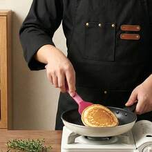 Jokipvy Bộ 2 chiếc thìa silicon làm bánh, dụng cụ vét kem bánh, dụng cụ vét bơ, thìa phết kem trang trí bánh, dụng cụ nhỏ nhà bếp làm bánh. - Xem 8