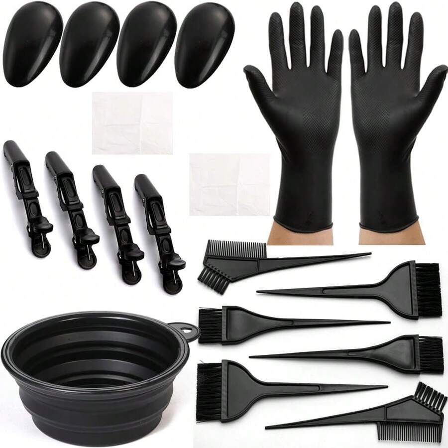 50只装高品质耐用粉色丁腈一次性手套，防水，适用于厨房清洗、清洁、纹身、美容、酒店、宠物护理、家庭清洁及其他必要用途。