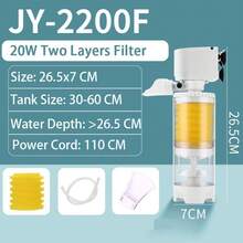 All Pond Solutions Submersible Aquarium Fish Tank Internal Filter Purifier Pump - Filter - View 3