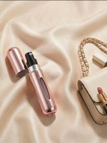 Frasco de perfume portátil recarregável (1 unidade), mini atomizador spray com bomba na base, borrifador de fragrância com visor, ideal para viagens, frasco de perfume recarregável, item essencial para viagens, frasco de perfume recarregável feminino, frasco spray com bomba, borrifador de fragrância para viagem, frasco de viagem selado à prova de vazamentos, em conformidade com as normas da TSA para líquidos. - 8ml - Ver 13