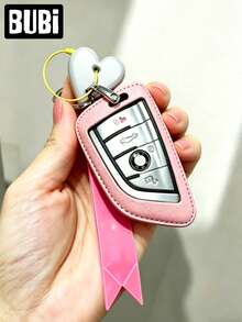 Llavero de coche color rosa, accesorio de anillo de llaves de coche unisex - llavero - Ver 5