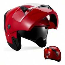 Motorcycle Helmets - Red - View 1