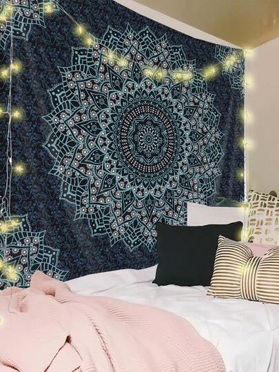 1pc Mandala Pattern Tapestry, Modern Fabric Tapestry Poster Wall Hanging For Bedroom Aesthetic, Flag For Room, Room Decor, Tapestry, Wall Decor, Wall Art, Home Decor, Room Stuffs, Flags For Room, Tapestry Wall Tapestry (With Hook) - Tapestries, Wall Tapestry, Aesthetic Tapestry, Bohemian Tapestry, Mandala Tapestry, Cool Wall Hanging, Room Decor Tapestry, Hippie Tapestry, Boho Decor, Easy To Hang Art, Tapestry For Bedroom, Wall Deocr, Backdrop, Arch Backdrop, Flags For Bedroom