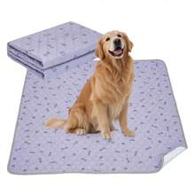 Dog Pee Pads Reusable Puppy Pads Training Mat With Non-Slip Backing For Floor Crate Couch Protection & Potty Training - Grey - View 3