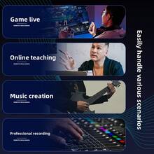 Customized Disc USB Condenser Microphone With RGB Lighting E-Sports Gaming, Recording, Live Streaming, And Computer Use, Exclusively-Border - 查看 6