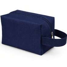 Kit 5 Plain Toiletry Bags Without Print To Personalize Gift - Navy Blue - View 9