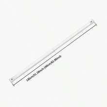 Thanh treo quần áo bằng thép không gỉ có thể điều chỉnh từ 15,75-74,8 inch, thanh treo rèm tắm, thanh treo rèm cửa, thanh treo rèm không cần khoan, thanh treo rèm phòng tắm, rèm phòng ngủ, rèm nhà bếp, thanh treo quần áo có thể kéo dài, chắc chắn và bền bỉ để treo quần áo, rèm tắm, thanh treo dạng ống lồng, thanh treo quần áo - Bạc - Xem 15