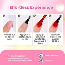 Beetles 39Pcs 36 Colors Dewdrop Flora Neon Gel Nail Polish Set, Spring Jelly Pink Milky White Yellow Purple Green Natural Classic Shades, Soak Off UV LED, Home Salon Manicure Kit, Summer Gifts For Women - 39Pcs 36 Colors Dewdrop Flora - 查看 6