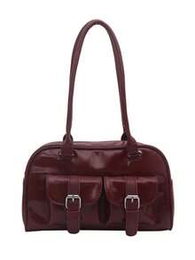 Bolsos de hombro para mujer - Rojo - Ver 2