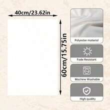 1 件/2 件/4 件/6 件/8 件/100 件装，厨房毛巾，图案为有趣的黑猫玩厕纸/可爱的猫咪波点图案，采用 100% 聚酯纤维制成，吸水性强，快干易清洗，可手洗、机洗和干洗，采用 2D 平面印花技术，图案清晰不褪色。 - 彩色 - 查看 5