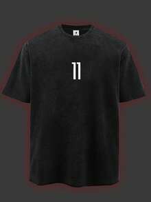 el anime, estilo casual urbano y para convenciones, un regalo ideal para entusiastas del anime, material duradero, mangas cortas, cuello redondo, estampado geométrico, talla grande, cosplay. - Negro - Ver 3