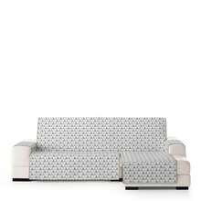 Kiva Reversible Right-Handed Standard Chaise Lounge Sofa Cover With Elastic Straps, Various Colors Available - Universal Chaise Lounge Sofa Protector - Gris Nordic - View 3