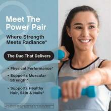 NeoCell Creatine Monohydrate Powder - With Multi Collagen Peptides - 30 Servings - Unflavored - For Women And Men - Default - View 3