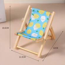 1pc Bird Supplies, Small Wooden Beach Lounge Chair For Parrots, Bird Chewing Toy Bird Supplies Birdcage Accessories - Multicolor - View 7