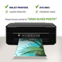 50 Sheets A4 Glossy Photo Paper; Printing Paper; Inkjet Photo Paper; Suitable For Portrait Photos, Flyers, Calendars, Brochures, Etc. - 50 Sheets - View 3