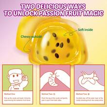 AMOS Peelerz Gummy Sweets 3oz Real Fruit Juice Individual Packs 4 Flavors (Mango, Lychee, Passion Fruit, Peach) Peelable Fruit Gummy Candy - 4 PCS(Mango+Lychee+Passion Fruit+Peach) - 查看 5