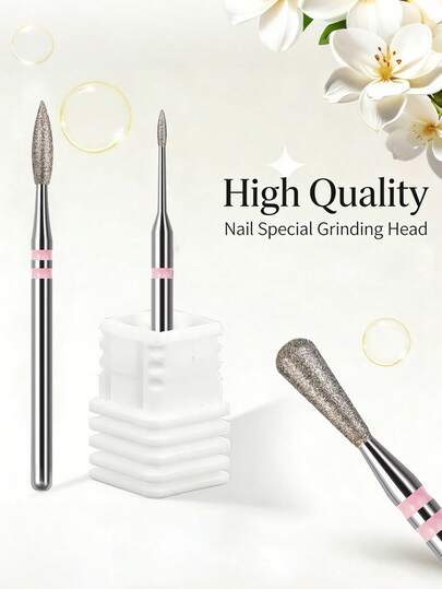 Nail Drill Bit Sets, Nail Polishing Bits, Nail Files, And Acrylic Gel Nail Drill Bit Sets; Acrylic Nail Tools; Tungsten Carbide Removal Bits For Manicures And Pedicures; Suitable For Home And Nail Salons
