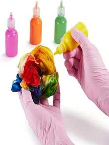 100 chiếc/màu hồng, găng tay nitrile dùng một lần chất lượng cao, bền, chống thấm nước, rất thích hợp cho nhà bếp, rửa chén, lau dọn, xăm hình, thẩm mỹ viện, nhuộm tóc, khách sạn, chăm sóc thú cưng, dụng cụ thiết yếu để dọn dẹp nhà cửa. - hồng - Xem 4