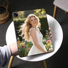 1 chiếc ốp lưng máy tính bảng màu đen mờ tự thiết kế - Cá nhân hóa bằng ảnh của bạn, tương thích với iPad Air/Pro. - Nhiều màu - Xem 2