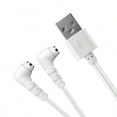 Fast Magnetic Charger Cord For Rose And Most Magnetic Massagers DC Charging Cable With 2-Magnet Connector