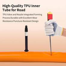 2pcs Pollycycle Mountain Bike Inner Tubes, 26/27.5/29 Inch MTB, TPU Material Anti-Puncture, 45mm Presta Valve, Oxidation Resistant - Multicolor - View 5
