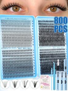 Bộ nối mi giả 800/740 sợi riêng lẻ, dung lượng lớn, 10D/20D/30D/40D+50D/60D/80D/100D, độ cong D, chiều dài 10-16mm. Tự làm mi giả dạng chùm với hiệu ứng trang điểm tự nhiên, tạo hàng mi dày và dài. Siêu mềm, nhẹ và có thể tái sử dụng. Mi giả được tách rời từng sợi. - Nhiều màu - Xem 10