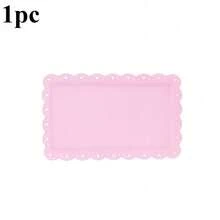 4/3/2/1pc European Rectangular Cupcake Snack Fruit Tray Cake Dessert Plastic Display Tray Multifunctional Household Fruit Food Display Tray Cupcake Display Rack Thanksgiving Wedding Birthday Party Desktop Decoration Tray Kitchen Tools - Multicolor - View 11
