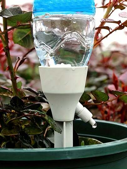 Bộ 6/3 que tưới cây tự động, hệ thống tưới nhỏ giọt tự động thích hợp cho cây trồng trong nhà/ngoài trời, thiết bị tưới tự động cho kỳ nghỉ làm vườn.