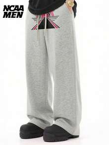 Matching Outfits For Couples, Unisex Loose Straight Sweatpants, Casual Sports Pants, Couple Pants For Boyfriend, Girlfriend, Husband, Wife, Commemorative Gift, Suitable For Spring, Summer, Autumn - Light Grey - View 1