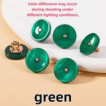 20pcs Metal Pearl Decorative Buttons, High-End Colors, Suitable For Clothing, Shirts, DIY Crafts, 12 Color Options, Size: 11mm/0.43 Inches - 20pcs - View 14