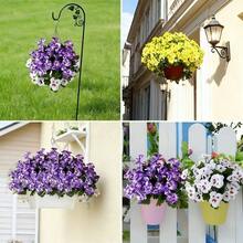 3 bông hoa pansy nhân tạo, hoa giả bằng nhựa có khả năng chống chịu thời tiết cao, trang trí hoa kiểu cổ điển cho vườn, ban công, trong nhà và ngoài trời. - Nhiều màu - Xem 5
