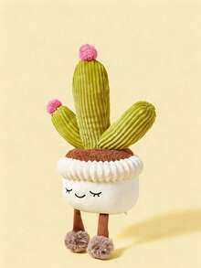 POKOJA LAND Búp bê cây cảnh nhồi bông mới dễ thương, xương rồng, hoa hướng dương, hoa loa kèn, đồ trang trí bàn làm việc phòng ngủ tại nhà, quà tặng sinh nhật - Nhiều màu - Xem 6
