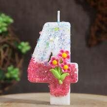 Nến số hoa mai từ 0-9, thích hợp cho tiệc sinh nhật, tiệc sinh nhật lần thứ nhất, kỷ niệm, tiệc theo chủ đề. - Nhiều màu - Xem 13