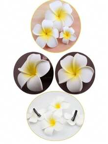 3pcs/Set - Beach Daisy Hair Clips - Suitable For Travel Photo Accessories - 3 Sizes Floral Hair Clips - Bohemian Style - Multicolor - View 7