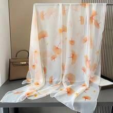 Women Bandana & Square Scarves - Sunflowers In Oil Painting - View 8