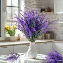 10 piezas de plantas artificiales de helecho de Boston, de alta calidad y resistentes a la oxidación, follaje falso realista, adecuado para decoración del hogar en cocina/habitación, decoración de pared, macetas colgantes interiores/exteriores, jardín de primavera/verano, decoración floral del hogar, Día de la Madre, decoración navideña - Multicolor - Ver 2