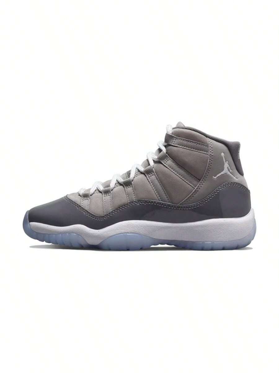 Nike Air Jordan 男士耐穿中帮篮球训练鞋 - 灰色 - 查看 1