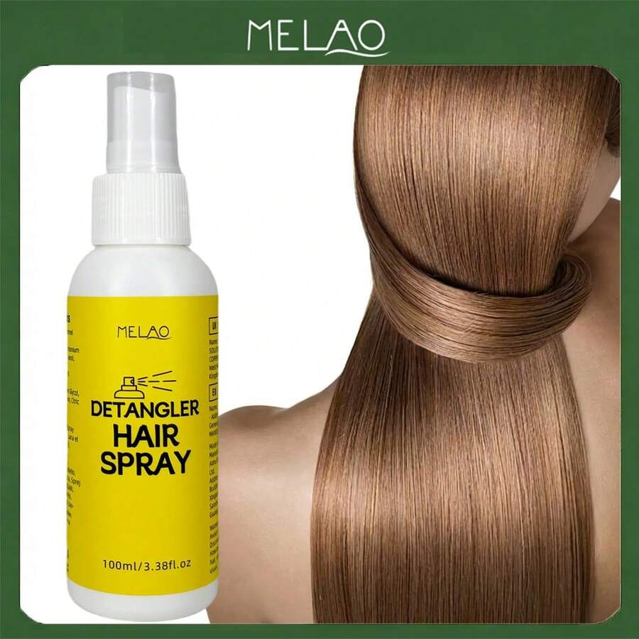 MELAO 柔顺喷雾，瞬间抚平毛躁，令秀发柔顺亮泽，适用于所有发质，100毫升/3.38液盎司 - 正裝 - 查看 1