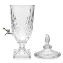 Glass Drink Dispenser With Ice – Beverage Dispenser For Juice, Water, Lemonade, Party & Home Use - B - View 5