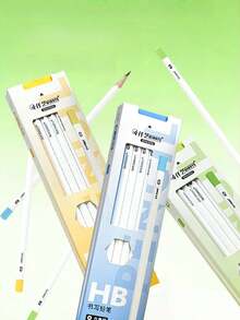 10pcs White Shaft Pencils, Office & Drawing Pencils - Sets - View 3