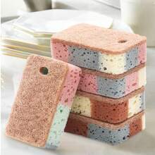 1/5 piezas Esponja de limpieza de cocina, Esponja de pulpa de madera, Esponja para lavar platos, Paño de limpieza, Trapo de cocina, Bloque de esponja, Suministros de limpieza, Herramientas de limpieza, Artículos esenciales de cocina, Imprescindibles para apartamento, Necesidades para dormitorio, Artículos esenciales para volver a la escuela - A - Ver 8