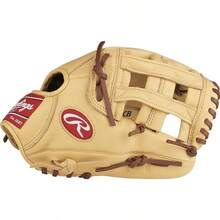 Rawlings Select Pro Lite - Guantes de béisbol Juveniles Modelos de Jugador Profesional Tallas de 10.5 a 12.2 Pulgadas Múltiples Estilos - Camel - Ver 2