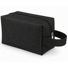 Kit 5 Plain Toiletry Bags Without Print To Personalize Gift - Black - View 9