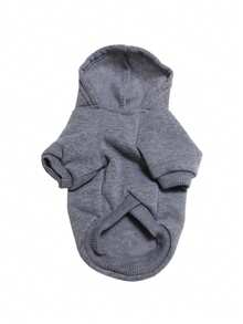 柔软宠物连帽衫，可爱猫狗卫衣，适合小型至中型宠物的服装 - 彩色 - 查看 10