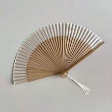 1 Piece Folding Fan, Chinese/Japanese Style Ladies' Gift, Decorative Elegant Fan, High-Quality Bamboo, Home, Dance, Party, Wedding,Summer,Holiday - Multicolor - View 9