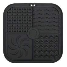 1/2PCS Square Dog Lick Mat, Silicone Slow Feeder Mat Dog Food Mat With Suction Cups, Dog Training Mat - Multicolor - View 12