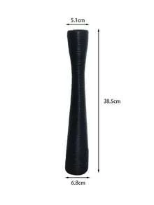 1pc High-Value Nordic Style Tall Cylindrical Vase, Featuring Vertical Stripes, Made Of Plastic. Lightweight And Shatterproof, Suitable For Modern Living Room, Bedroom, Office Decor, And Wedding Events (Flowers Not Included) - Cylindrical Vase - View 10