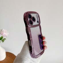 Ốp điện thoại có dây đeo chữ cái + dây đeo cổ tay, tương thích với iPhone 17 Pro Max/16 Pro Max/15 Pro Max/14 Pro Max/13 Pro Max/12 Pro Max/11 Pro Max/XS Max/7/8 Plus, tương thích với Samsung S26/25 24 32 1u, tương thích với , Honor. - Màu tím - Xem 4