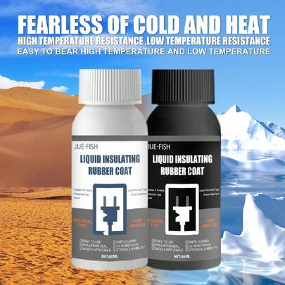 UL94 V-0 级 PCB 液态绝缘胶带，耐高温，介电密封剂，防潮液态绝缘胶带，PCB 涂层防水，耐高温，阻燃绝缘胶带，适用于电子元件工业维修，快速固化