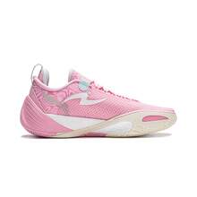 LI-NING WADE ALL CITY 14 Men's Squeaky Basketball Game Shoes Stable Support Wear-Resistant Sports Shoes ABAW001 - Peach Wood Powder - View 5